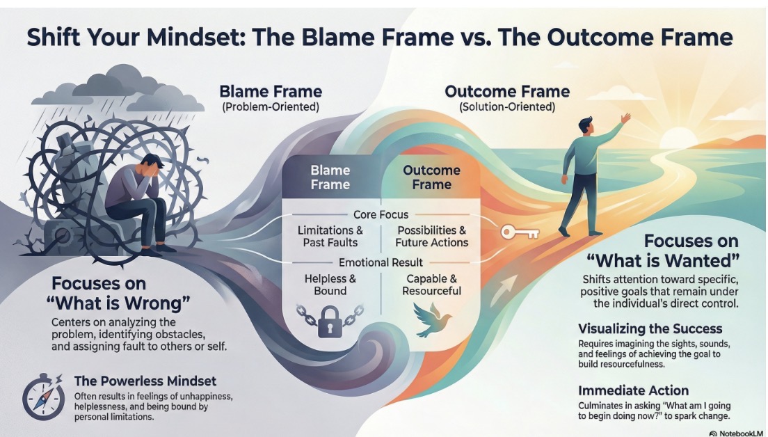 Get what you want in 2026 and  beyond: The Blame Frame vs The Outcome Frame