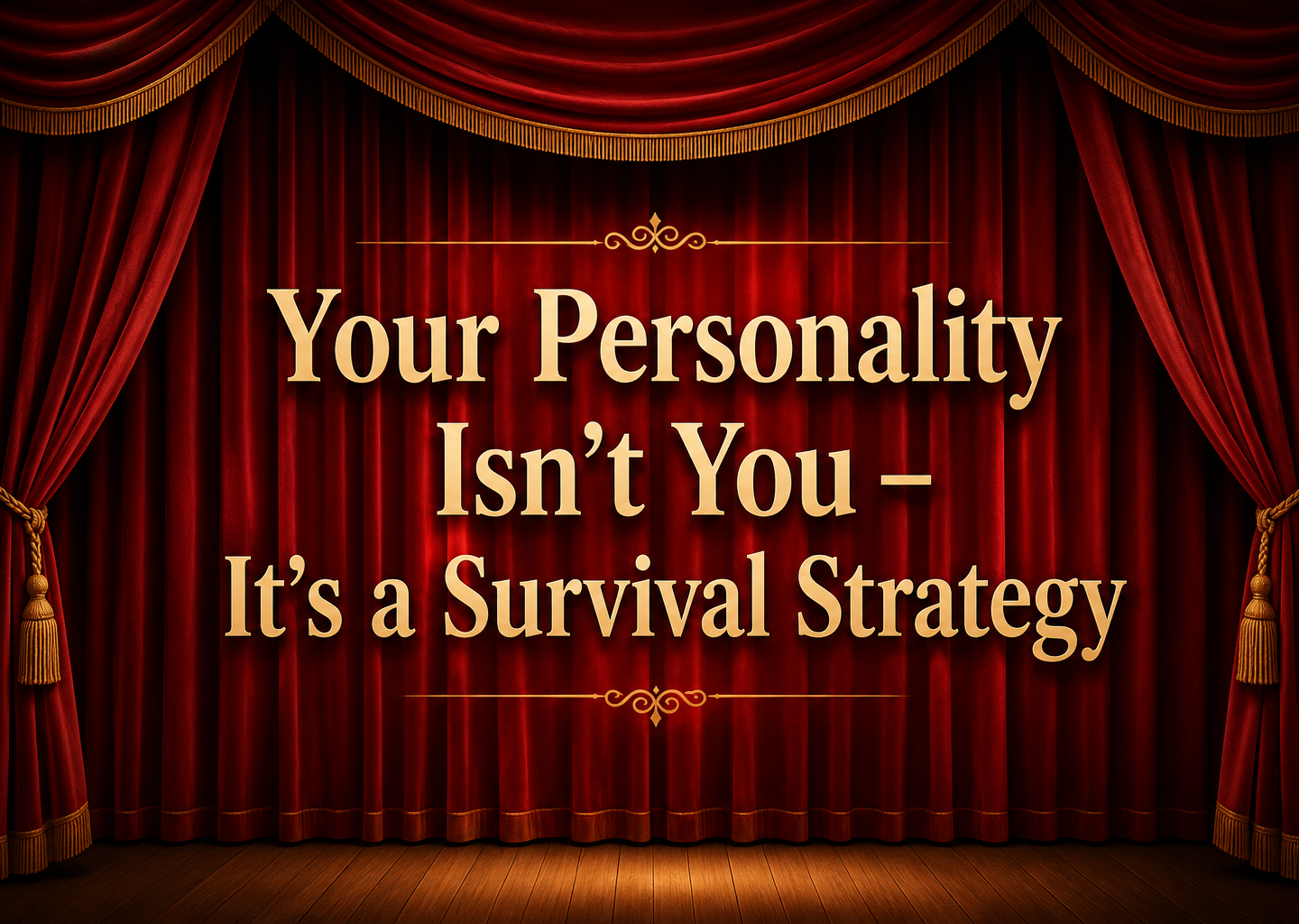 Your Personality Isn’t You – It’s a Survival Strategy