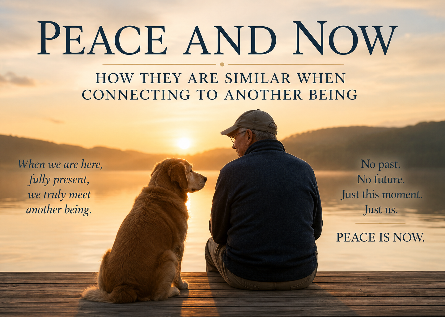 Peace and Now: Where We Truly Meet Another Being